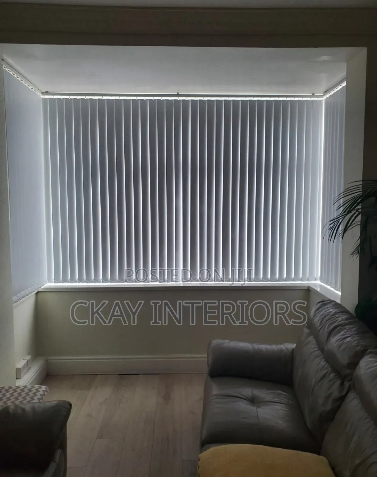 Neat Window Lines, Beautiful Spaces,and Polished Finish Vertical Blind
