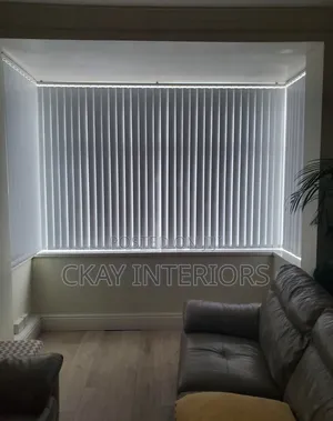 Neat Window Lines, Beautiful Spaces,and Polished Finish Vertical Blind