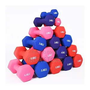 Neoprene Coated Dumbells Jogging and Jigging 2kg