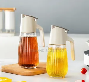 700ml Ribbed Glass Oil Jar