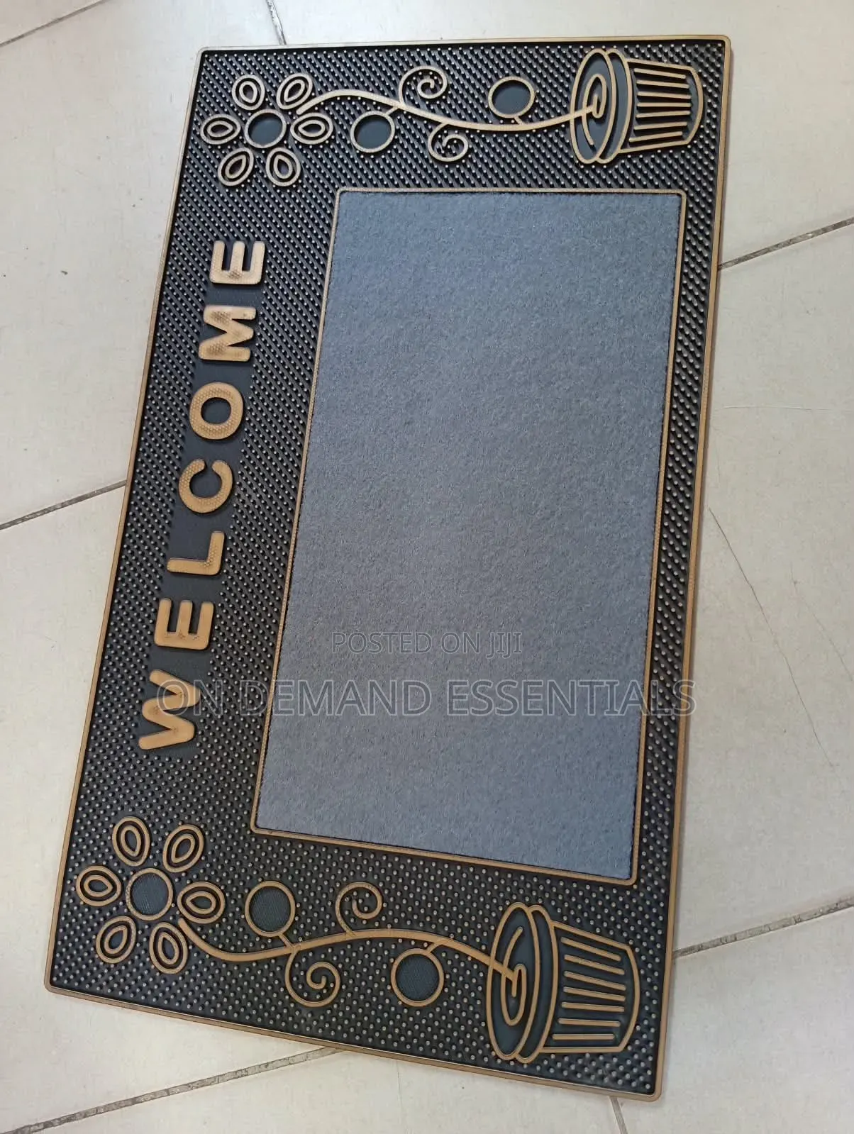 Welcome Heavy Rubber Mats 
Size *40*70* CM