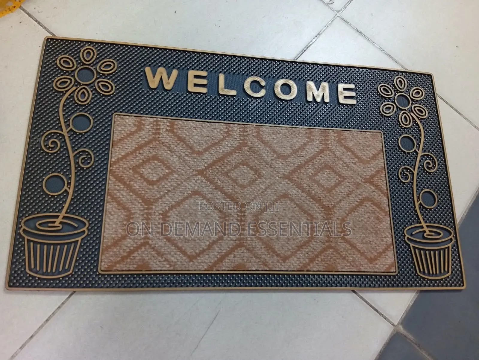 Welcome Heavy Rubber Mats 
Size *40*70* CM