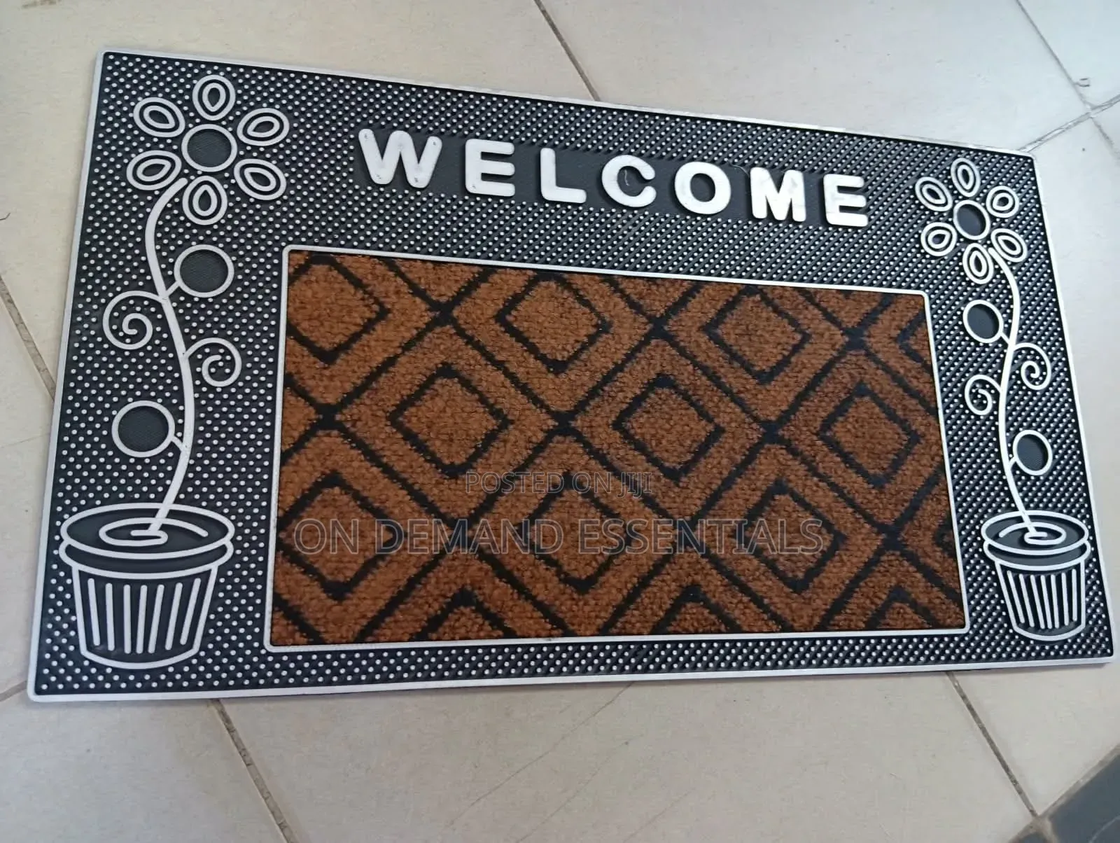 Welcome Heavy Rubber Mats 
Size *40*70* CM