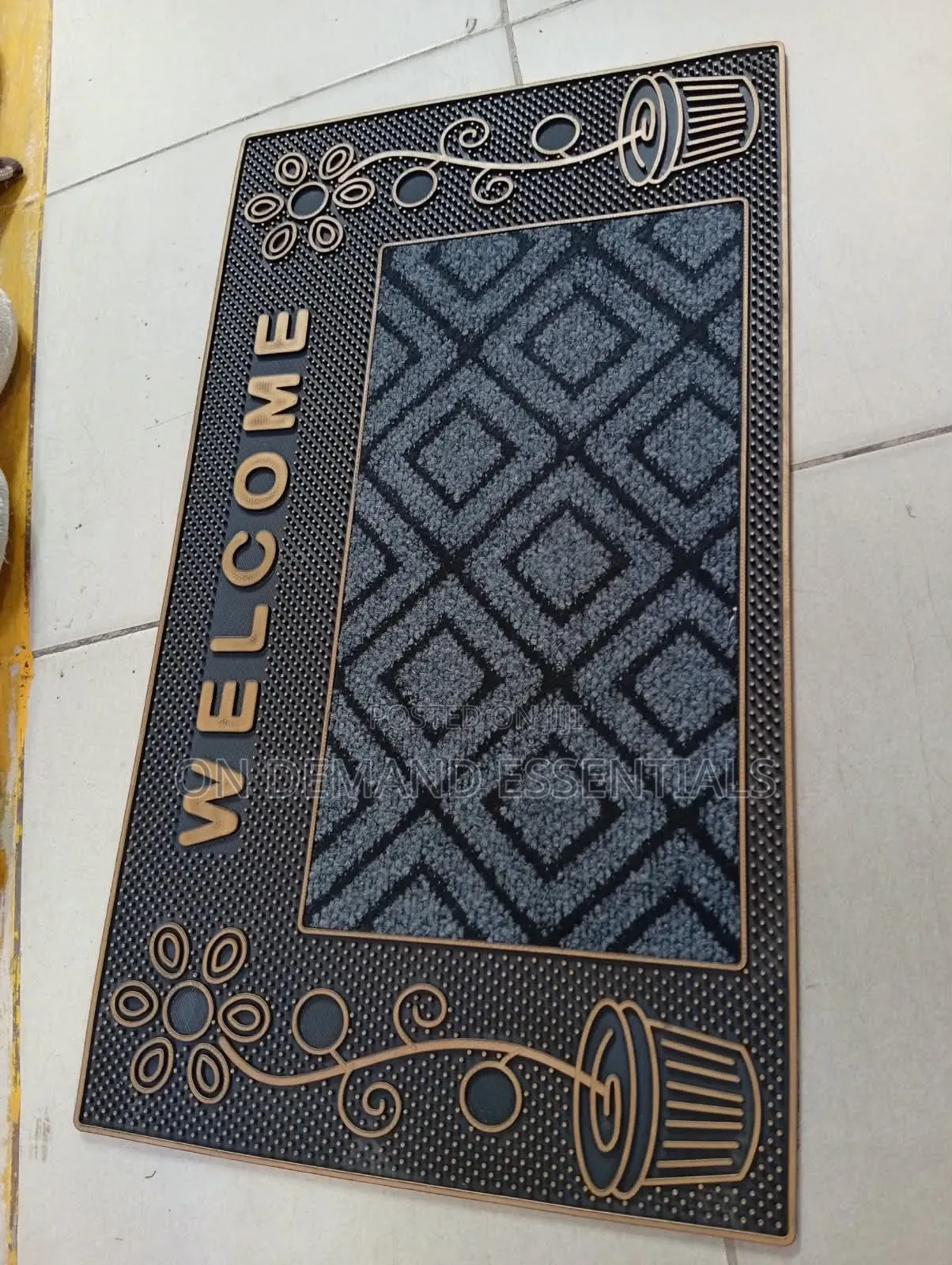 Welcome Heavy Rubber Mats 
Size *40*70* CM