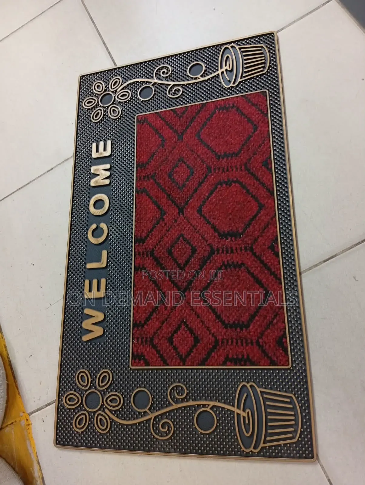 Welcome Heavy Rubber Mats 
Size *40*70* CM