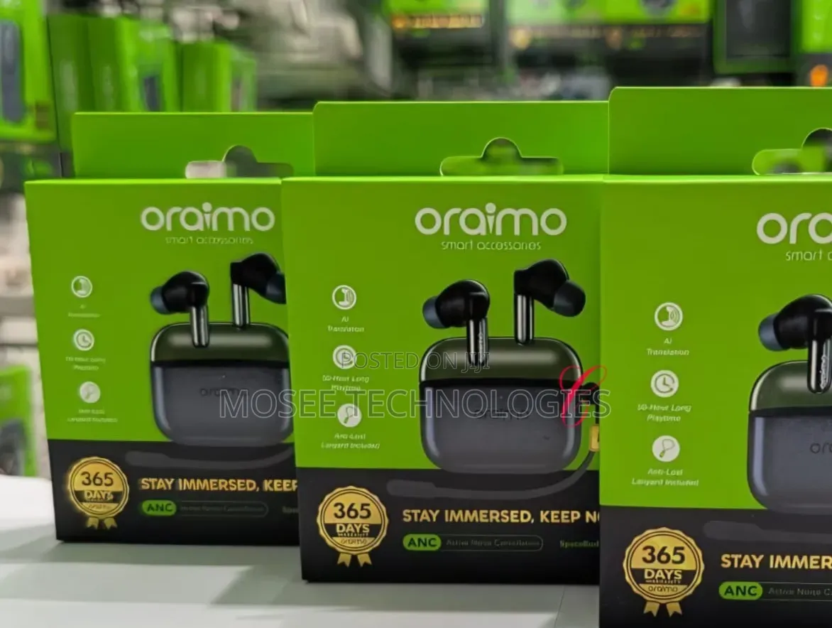 Oraimo SpaceBuds Lite 2+ – ANC Bluetooth Earbuds