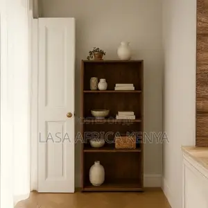 Lazava Rustic Wooden Bookshelf - Display Stor.