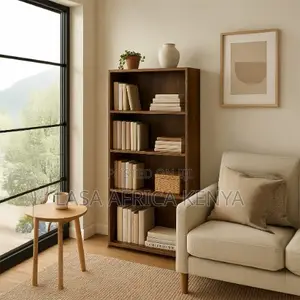 Lazava Rustic Wooden Bookshelf - Display Stor.