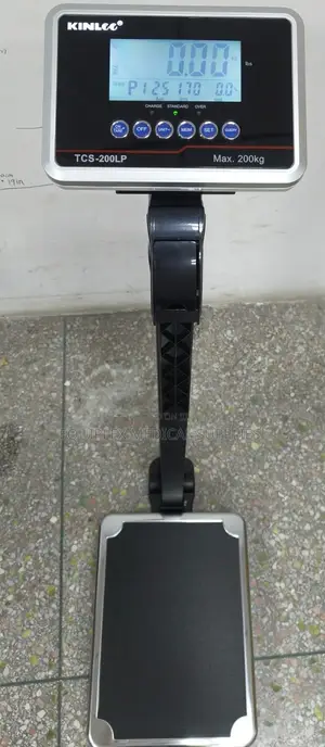 Kinlee TCS-200LP Digital Scale With Height, Weight, and BMI (200 Kgs)