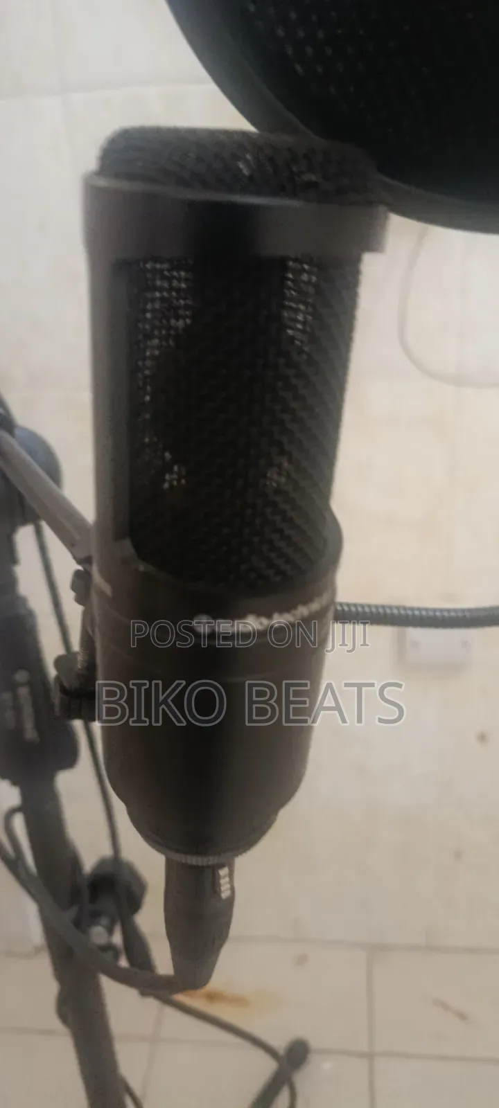 Condenser Mic, KRK Studio Monitors, Interface, Midi Keyboard