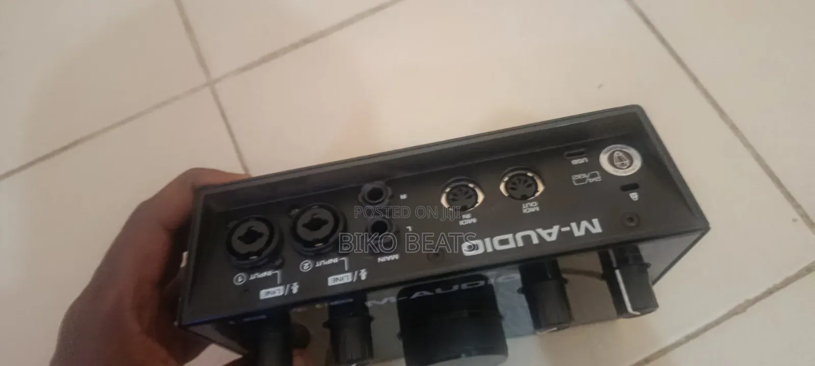 Condenser Mic, KRK Studio Monitors, Interface, Midi Keyboard