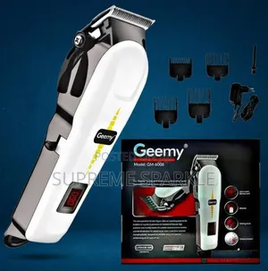 Geemy Gm-6008 Professional Cordless Hair Clipper.(Battery Display).