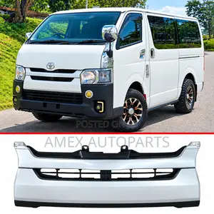 Grille Toyota Hiace 7l Kdh200 2014 Onwards Short Chrome/Black Color