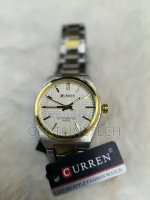 Curren 8439 Silver and Gold Watch
