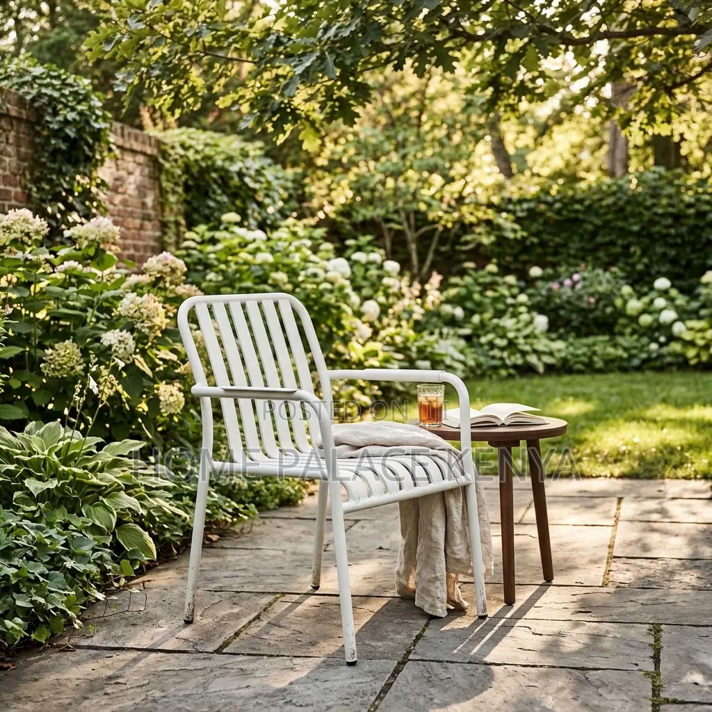 Garden Chair; Stackable Plastic Outdoor Chair