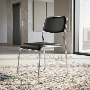 Visitors Chairs | Catalina Chrome Based Leather Seat