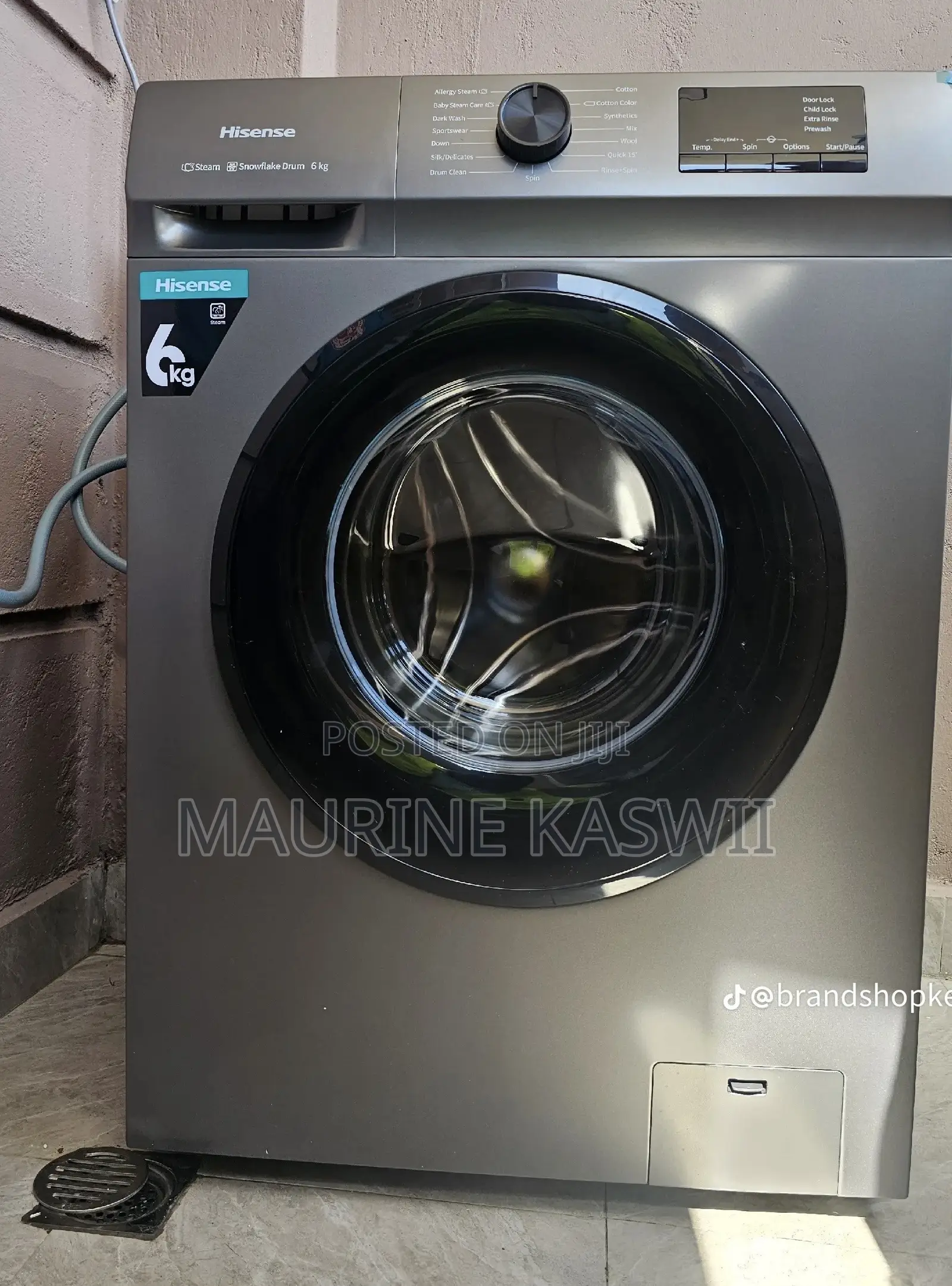 Hisense 6kg Washer Wfvc6010s Full Automatic Silver Machine