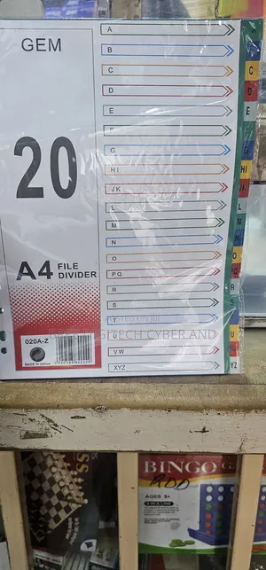 A-Z File Dividers