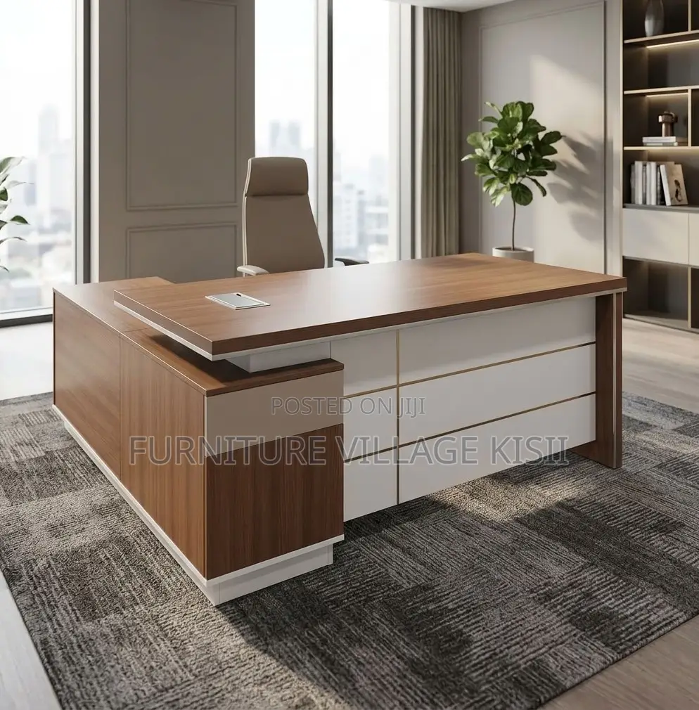 Executive Office L-Shaped Desk 1800mm