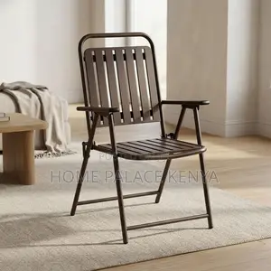 Outdoor Chair; Foldable Metal Frame Outdoor Camp Chair