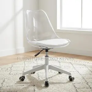 Home Chairs | Clear Acrylic Swivel Adjustable Chairs