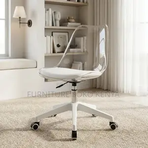 Home Chairs | Clear Acrylic Swivel Adjustable Chairs