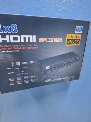 1x8 HDMI Splitter 4K Resolution
