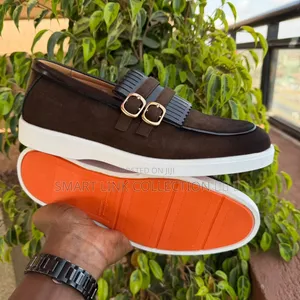 Santoni Suede Loafers