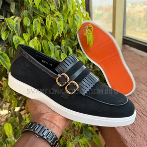 Santoni Suede Loafers