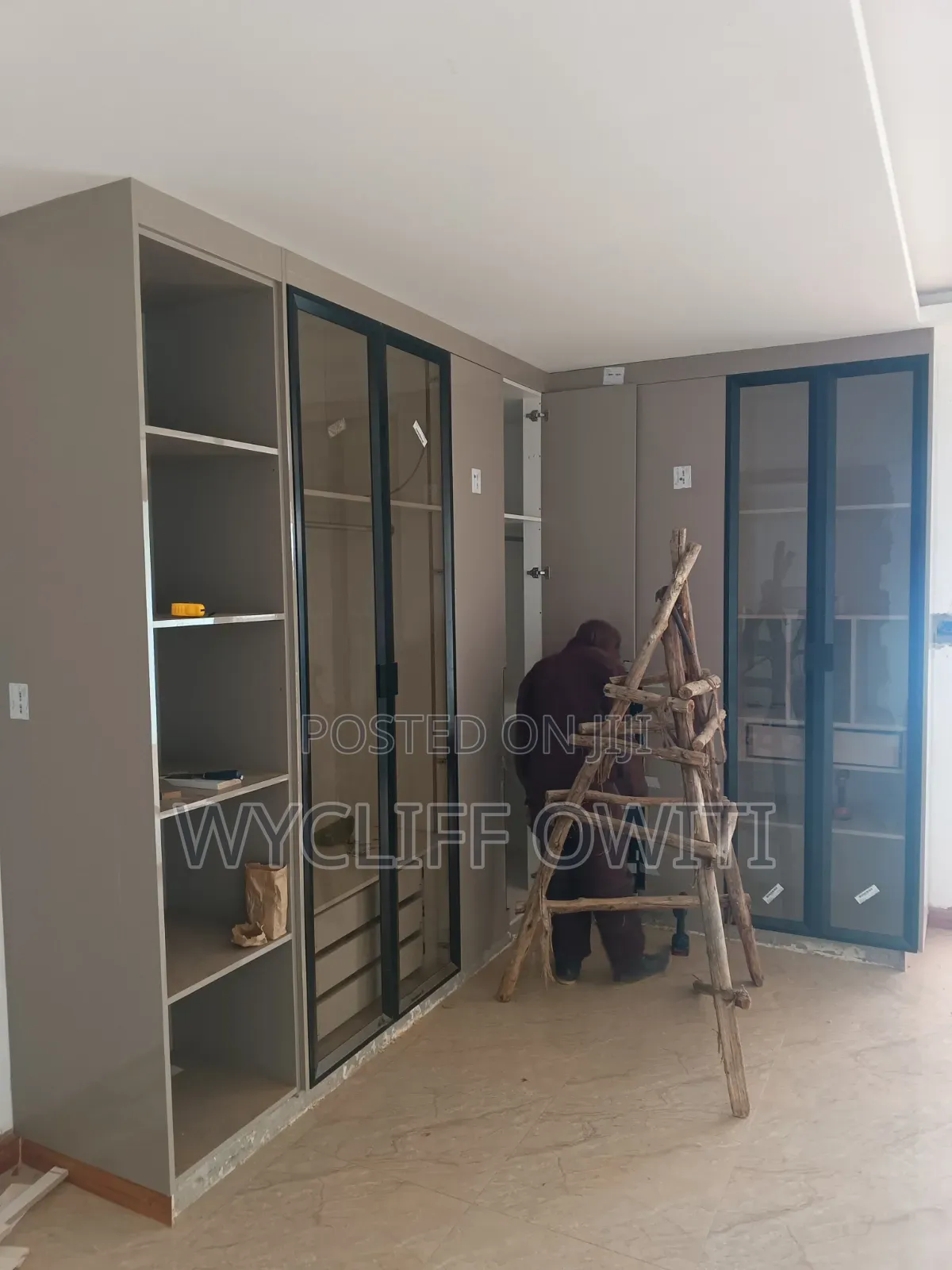 Kitchen Cabinets ,Stairs,wooden Floor and Waldrops