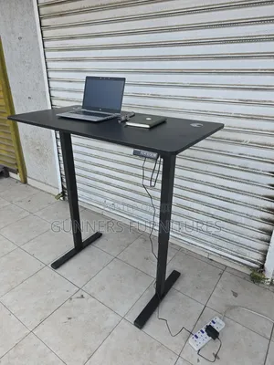 Black Electric Adjustable Height Desk