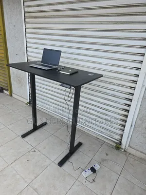 Black Electric Adjustable Height Desk