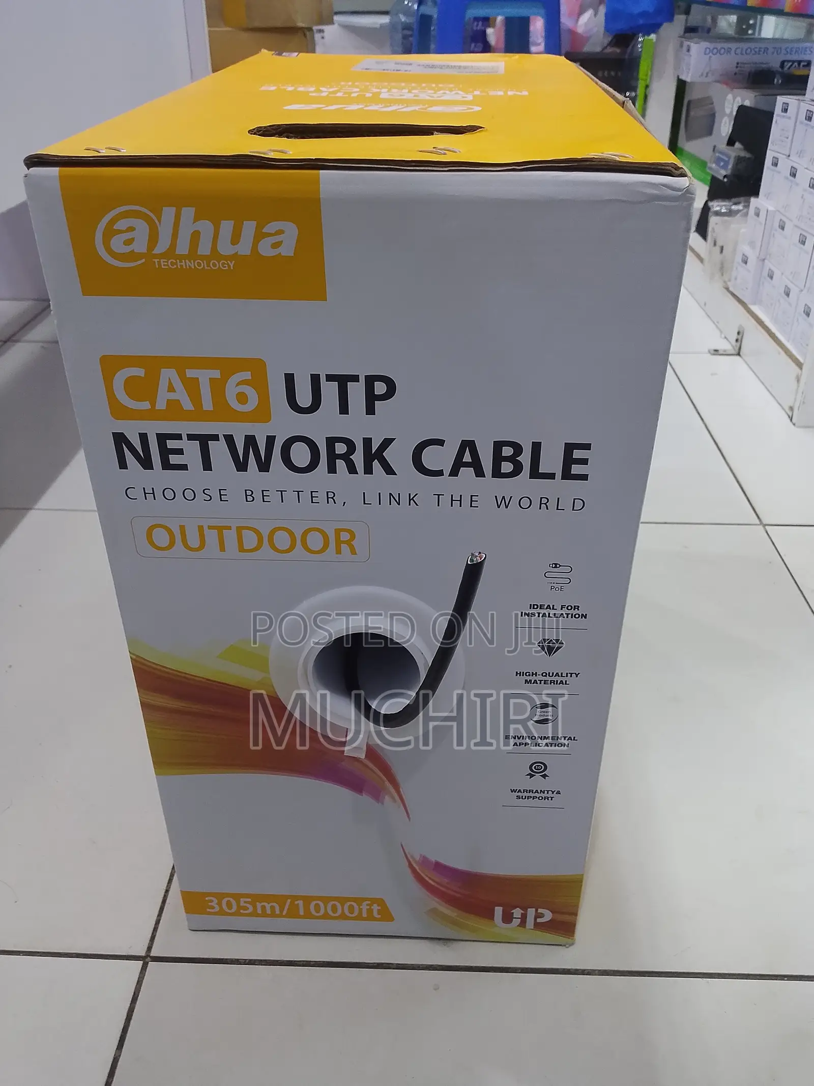 Dahua Cat6 CCTV Networking Cable