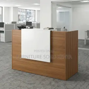 Reception Desk | 1800mm Brown | Receptionist Table