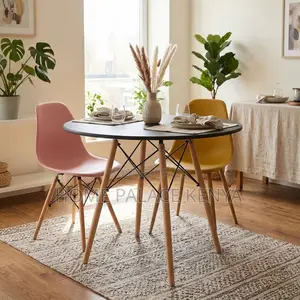 Table; Round MDF Top Dining Table
