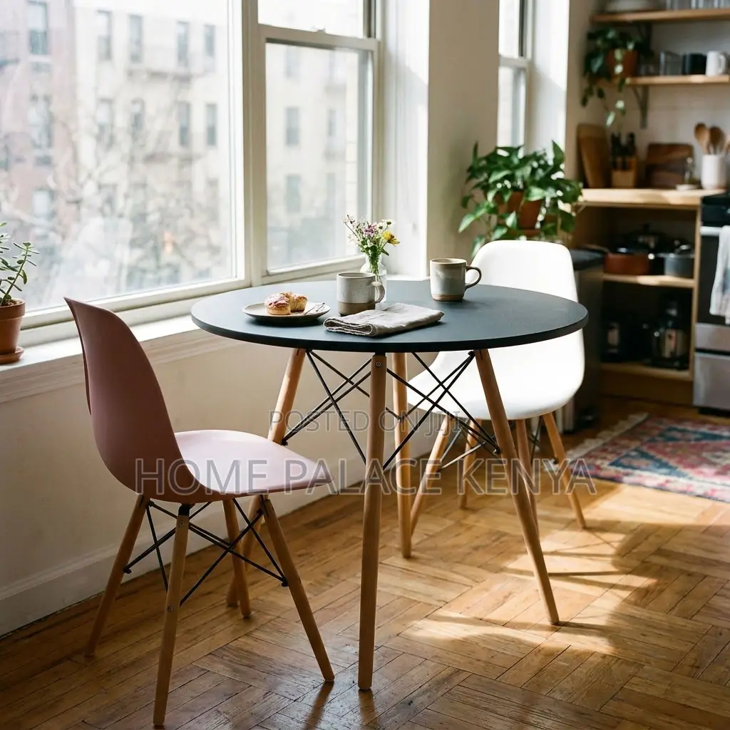 Table; Round MDF Top Dining Table