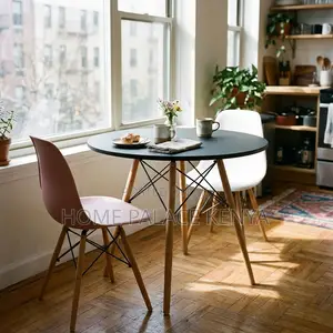 Table; Round MDF Top Dining Table