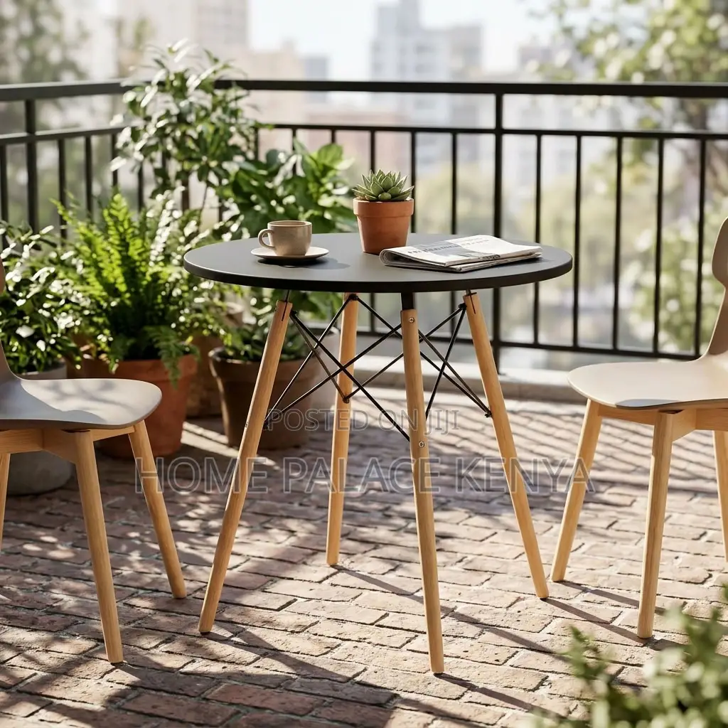 Table; Round MDF Top Dining Table