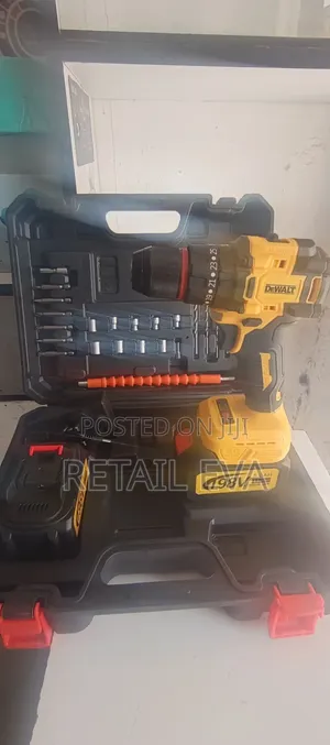 Dewalt 198v Cordless Impact Drill Machine Set – Complete Kit