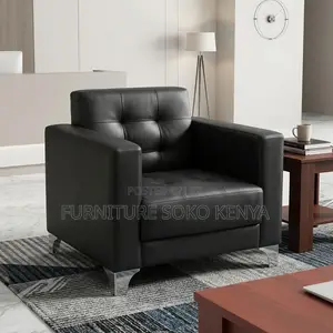 Single Seater Executive Sofa | Leather Office Sofa