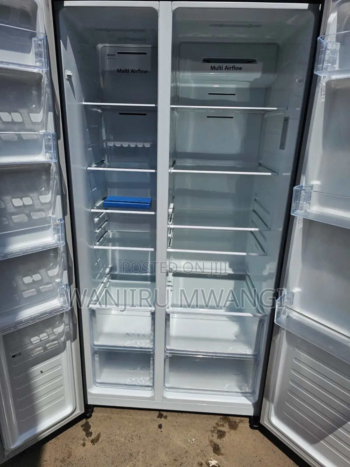 Black Side by Side Refrigerator