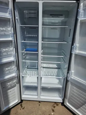 Black Side by Side Refrigerator