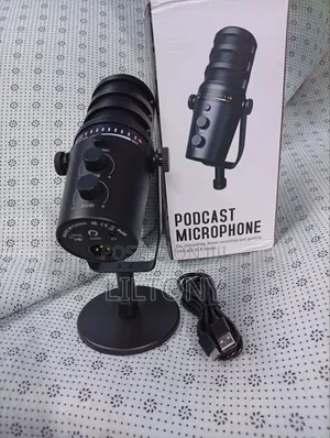 Podcast Microphone With (XLR), USB C Port