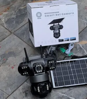 Triple Lens Solar CCTV Camera – Ai Motion Sensor Two-Way Audio Wifi