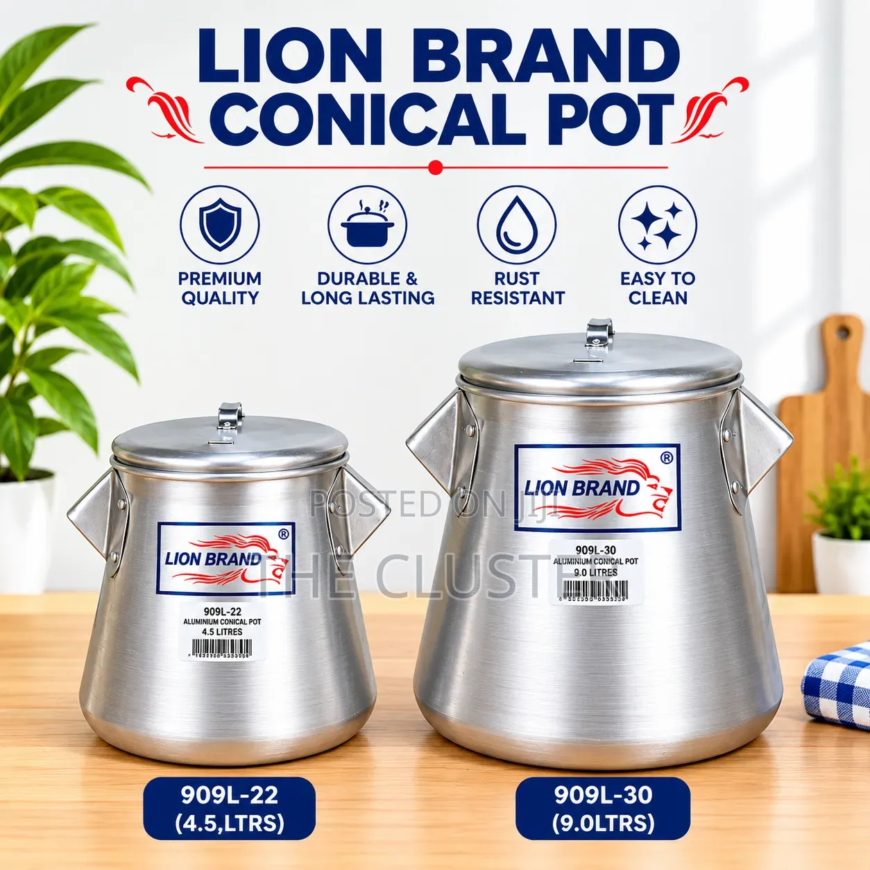 Lion Brand Conical Pot