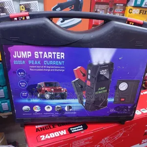 2000A Peak Current Portable Car Jump Starter Kit