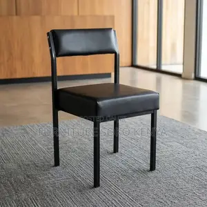 Training Chairs | Mid Backrest Visitor Black Seat