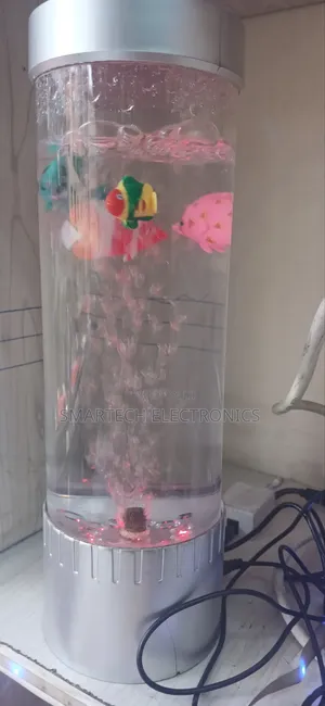 LED Water Bubble Aquarium Column Fish Tank