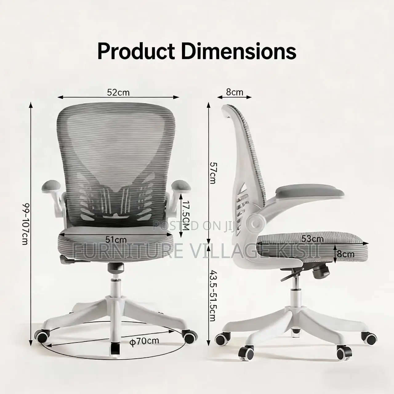 Office Ergonomic Swivel Mesh Chair