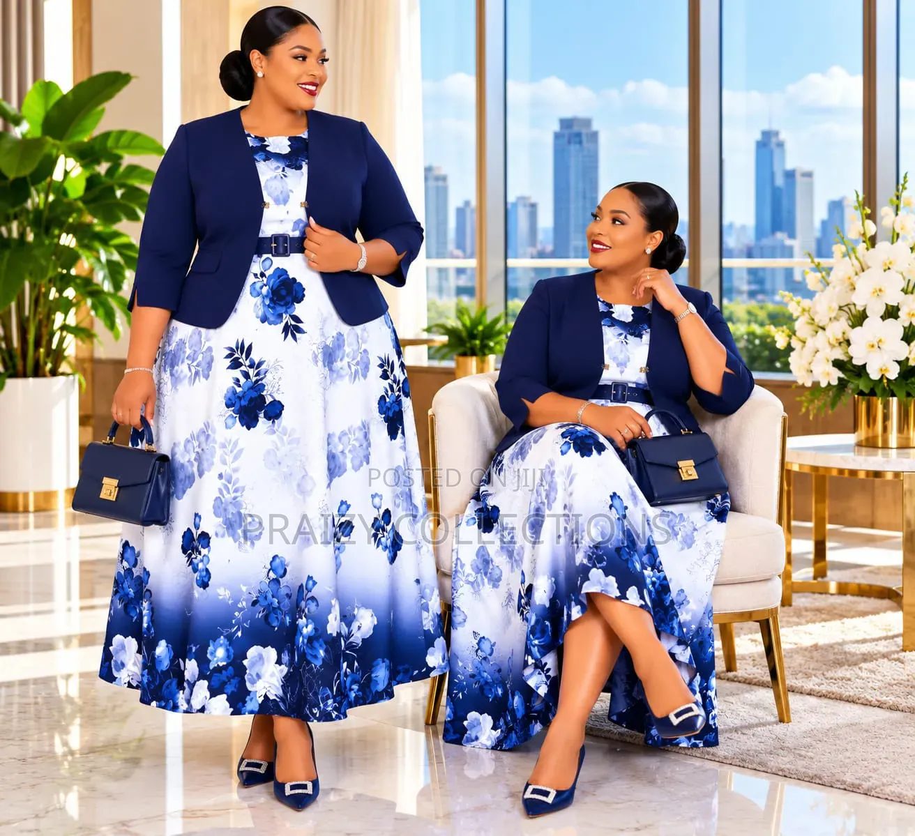 Original Turkey 2pcs Set – Dress & Jacket